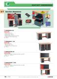82 WORKSTATIONS AND STORAGE HEAVY-DUTY WORKBENCHES WORKBENCH 2M 2230 BB1 Worktop length 2 m Surface width 750 mm Standard height 850 mm Treated beec Каталог FACOM 2005 Профессиональный ручной инструмент для предприятий и мастерских Стр. 78 ENG