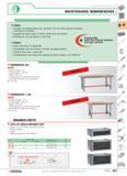 85 WORKSTATIONS AND STORAGE MAINTENANCE WORKBENCHES STABLE Linseed oil-treated beech-ply worktop 40 mm thick giving increased resistance to liquids Каталог FACOM 2005 Профессиональный ручной инструмент для предприятий и мастерских Стр. 81 ENG