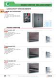 86 WORKSTATIONS AND STORAGE DRAWER FURNITURE AND LARGE CAPACITY LARGE CAPACITY STORAGE CABINETS CABINET WITH FOLDING DOORS 2940A 5 shelves 8 partiti Каталог FACOM 2005 Профессиональный ручной инструмент для предприятий и мастерских Стр. 82 ENG