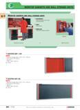 88 WORKSTATIONS AND STORAGE WORKTOP CABINETS AND WALL STORAGE UNITS SHUTTER UNIT 15M 2205 Effective storage space 1375 x 714 x 145 mm Tools hung by Каталог FACOM 2005 Профессиональный ручной инструмент для предприятий и мастерских Стр. 84 ENG
