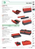 101 WORKSTATIONS AND STORAGE TOOL BOXES FIVE-TRAY BOX BT 11A Two sizes of tool storage Handles pull apart for immediate access to all trays Foam-line Каталог FACOM 2005 Профессиональный ручной инструмент для предприятий и мастерских Стр. 97 ENG