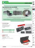 111 WORKSTAT ONS AND STORAGE PLASTIC CASES New generation cases from FACOM Fitted with non-slip studs Stackable Scratch-resistant These cases can be Каталог FACOM 2005 Профессиональный ручной инструмент для предприятий и мастерских Стр. 107 ENG