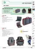 113 WORKSTATIONS AND STORAGE LIGHT MAINTENANCE SOFT CASES Soft cases and back-packs Highly resistant materials Practical storage Sturdy carrying stra Каталог FACOM 2005 Профессиональный ручной инструмент для предприятий и мастерских Стр. 109 ENG