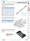 119 COMBINATION WRENCHES Ip 40R METRIC FAST COMBINATION WRENCHES W ISO 7738 Metric sizes from 8 to 24 mm 12-point OGV ring angled at 15 Satin chrome Каталог FACOM 2005 Профессиональный ручной инструмент для предприятий и мастерских Стр. 115 ENG