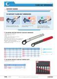 142 FLARE NUT WRENCHES RATCHET SERIES 70A METRIC AND INCH RATCHET FLARE-NUT WRENCHES Metric sizes from 7 to 32 mm 6-point heads up to 11 mm Finish ch Каталог FACOM 2005 Профессиональный ручной инструмент для предприятий и мастерских Стр. 138 ENG