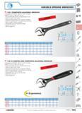 147 VARIABLE-OPENING WRENCHES ll 113A T PHOSPHATED ADJUSTABLE WRENCHES W Strength to ISO 6787 DIN 3117 NF E 74-324 -ASME B 107 8 m-1966 (US nat std C Каталог FACOM 2005 Профессиональный ручной инструмент для предприятий и мастерских Стр. 143 ENG