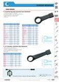 151 SLOGGING WRENCHES RING SERIES 50 METRIC AND INCH SLOGGING RING WRENCHES 12-point ring giving 30 increments For use with a sledge or air hammer fo Каталог FACOM 2005 Профессиональный ручной инструмент для предприятий и мастерских Стр. 147 ENG