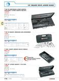 180 3/8 SQUARE DRIVE JUNIOR RANGE SET OF SHORT-REACH 6-POINT SOCKETS LONG-REACH 12-POINT SOCKETS AND BITS J 451EP Comprising Metal case BT 105 540 x Каталог FACOM 2005 Профессиональный ручной инструмент для предприятий и мастерских Стр. 176 ENG