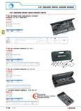 182 OUTILLAGE GENERALE 3/8 SQUARE DRIVE JUNIOR RANGE 3/8 SQUARE DRIVE INCH SOCKET SETS SET OF SHORT AND LONG-REACH 12-POINT SOCKETS 1/4 TO 1 AND BITS Каталог FACOM 2005 Профессиональный ручной инструмент для предприятий и мастерских Стр. 178 ENG
