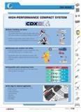 183 CDX RANGE HIGH-PERFORMANCE COMPACT SYSTEM CDXO v Enhanced user comfort and safety Unique torsional strength for such a compact tool (tested to IS Каталог FACOM 2005 Профессиональный ручной инструмент для предприятий и мастерских Стр. 179 ENG