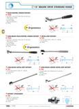 190 1/2 SQUARE DRIVE STANDARD RANGE PALM-CONTROL HINGED RATCHET S 143A W Strength to ISO 3315 DIN 3122 NF ISO 3315 Palm-control system 5 increments N Каталог FACOM 2005 Профессиональный ручной инструмент для предприятий и мастерских Стр. 186 ENG