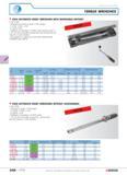 246 TORQUE WRENCHES 306A AUTOMATIC RESET WRENCHES WITH REMOVABLE RATCHET W ISO 6789 Accurate (ex works) to within 2% except K 312A K 322 4% R 301A 6% Каталог FACOM 2005 Профессиональный ручной инструмент для предприятий и мастерских Стр. 242 ENG
