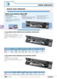 254 TORQUE WRENCHES MANUAL RESET WRENCHES 203A MANUAL RESET WRENCHES WITH REMOVABLE SQUARE DRIVE W ISO 6789 Accurate to within 6% of reading Wrenches Каталог FACOM 2005 Профессиональный ручной инструмент для предприятий и мастерских Стр. 250 ENG