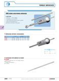 264 TORQUE WRENCHES 200 SERIES HIGH-TORQUE WRENCHES To ISO 6789 Accuracy 4 of reading Graduations N m and lbf ft Light signal when preset torque is r Каталог FACOM 2005 Профессиональный ручной инструмент для предприятий и мастерских Стр. 260 ENG