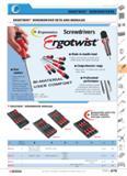 276 ERGOTWIST SCREWDRIVERS S ERGOTWIST SCREWDRIVER SETS AND MODULES Ergonomics Screwdrivers EL User comfort Highly effective grip for maximum power S Каталог FACOM 2005 Профессиональный ручной инструмент для предприятий и мастерских Стр. 279 ENG