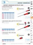 280 ERGOTWIST SCREWDRIVERS ERGOTWIST SCREWDRIVERS FOR PHILLIPS HEADS AZP-AZPE FOR PHILLIPS HEADS AZP Round blades (0x75 1x75 1x100 2x100 2x125 3x150 Каталог FACOM 2005 Профессиональный ручной инструмент для предприятий и мастерских Стр. 283 ENG