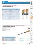 292 WOOD-HANDLE SCREWDRIVERS WOOD-HANDLE SCREWDRIVER SETS WOOD-HANDLE SCREWDRIVER SETS S ATH 55 x 100 65 x 100 8 x 150 8E x 175 10 x 200 ATHH 55 x 10 Каталог FACOM 2005 Профессиональный ручной инструмент для предприятий и мастерских Стр. 295 ENG