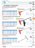 308 KEYS t H NUT SPINNERS TEE-HANDLE KEYS 84TZ STANDARD METRIC HEXAGONAL KEYS Ergonomic tee-handle allows effective use of either end of key Polished Каталог FACOM 2005 Профессиональный ручной инструмент для предприятий и мастерских Стр. 311 ENG