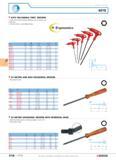 309 KEYS 89TX TEE-HANDLE TORX DRIVERS Ergonomic handle allows effective use of either end of the key Chrome finish sand-blasted tips Ergonomics F no Каталог FACOM 2005 Профессиональный ручной инструмент для предприятий и мастерских Стр. 312 ENG