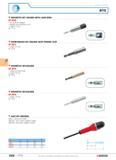 319 BITS MAGNETIC BIT HOLDER WITH LOCK-RING EF 6P6 For quick bit changes Magnet holds fastener on bit Length 77 mm D 41 g SHORT-REACH BIT HOLDER WITH Каталог FACOM 2005 Профессиональный ручной инструмент для предприятий и мастерских Стр. 322 ENG
