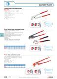335 MULTIGRIP PLIERS NOTCH-JOINT MULTIGRIP PLIERS 480 ECG W ISO 8976 DIN ISO 8976 NF ISO 8976 Undercut arcs positive engagement of notches provides h Каталог FACOM 2005 Профессиональный ручной инструмент для предприятий и мастерских Стр. 338 ENG