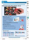 338 DIAGONAL AND END CUTTERS ML Facom cutting pliers power precision long life MORE POWER LESS EFFORT High-performance cutting edges Ergonomic series Каталог FACOM 2005 Профессиональный ручной инструмент для предприятий и мастерских Стр. 341 ENG