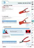 342 DIAGONAL AND END CUTTERS P LOW-EFFORT CUTTERS DIAGONAL CUTTERS 171 20EL W ISO 5749 DIN ISO 5749 NF E 73-105 Demultiplication system for increased Каталог FACOM 2005 Профессиональный ручной инструмент для предприятий и мастерских Стр. 345 ENG