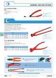 343 DIAGONAL AND END CUTTERS 75 PLASTICS CUTTERS 396 75 cutting edges Polished burnish finish red PVC grips Opening spring D 145 g 433H ntnVY-UUlY tI Каталог FACOM 2005 Профессиональный ручной инструмент для предприятий и мастерских Стр. 346 ENG