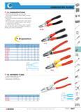 344 187 COMBINATION PLIERS W ISO 5746 DIN ISO 5746 NF E 73-103 High-frequency hardened cutting edges for power and durability Nose profile combines s Каталог FACOM 2005 Профессиональный ручной инструмент для предприятий и мастерских Стр. 347 ENG