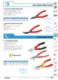 348 HALF-ROUND NOSE PLIERS 402-442 HALF-ROUND NOSE PLIERS 402 Smooth jaws with contoured inside edges to protect components Opening spring 442 Short Каталог FACOM 2005 Профессиональный ручной инструмент для предприятий и мастерских Стр. 351 ENG