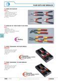 353 PLIER SETS AND MODULES 4-PIECE CPE PLIER SET CPE 4 Comprising Lockable multigrip pliers 181 CPE Diagonal cutters 192 16CPE Half-round nose pliers Каталог FACOM 2005 Профессиональный ручной инструмент для предприятий и мастерских Стр. 356 ENG