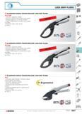364 LOCK-GRIP PLIERS ALUMINIUM-COATED TRIGGER-RELEASE LOCK-GRIP PLIERS T5 L100 Controlled progressive release Aluminium coating protects against weld Каталог FACOM 2005 Профессиональный ручной инструмент для предприятий и мастерских Стр. 367 ENG