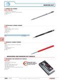 391 retractable carbide scriber 233A Body with clip Double-dressed tungsten-carbide tip Length 145 mm Tip 0 2 mm Body 0 8 mm D 16 g F Description 233 Каталог FACOM 2005 Профессиональный ручной инструмент для предприятий и мастерских Стр. 394 ENG