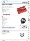410 METROLOGY METROLOGY SET OF 10 INSTRUMENTS 809 J3 Comprising 805 M Vernier caliper to 1 50 mm capacity 200 mm 806 C25 Micrometer to 1 100 mm range Каталог FACOM 2005 Профессиональный ручной инструмент для предприятий и мастерских Стр. 413 ENG