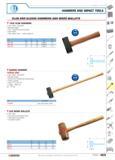 426 HAMMERS AND IMPACT TOOLS CLUB AND SLEDGE HAMMERS AND WOOD MALLETS 1262 CLUB HAMMERS W ISO 15601 DIN 6475 Bevelled edges Flat chamfered striking f Каталог FACOM 2005 Профессиональный ручной инструмент для предприятий и мастерских Стр. 429 ENG