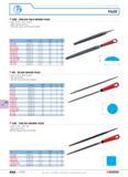459 FILES DRD DRD EM HALF-ROUND FILES W NFE 75-001 NFE 75-002 DRD Half-round files DRD EM Half-round files with handle F File type l x e mm Length mm Каталог FACOM 2005 Профессиональный ручной инструмент для предприятий и мастерских Стр. 462 ENG