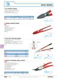 465 N METAL SHEARS 984 STRAIGHT SHEARS Suitable for thin-gauge sheet metal Ideal for straight cuts over short lengths End stops between rings Burnish Каталог FACOM 2005 Профессиональный ручной инструмент для предприятий и мастерских Стр. 468 ENG