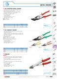 466 METAL SHEARS P 982 COMPOUND SCROLL SHEARS Panel-type shears with slightly serrated cutting edges to prevent workpiece slip Good demultiplication Каталог FACOM 2005 Профессиональный ручной инструмент для предприятий и мастерских Стр. 469 ENG