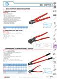 468 BOLT CROPPERS MINI-CROPPERS AND WIRE-CUTTERS SMALL BOLT CROPPER 997A 20 Forged hardened blades Max cutting capacity Piano wire 200 kg mm2 0 2mm S Каталог FACOM 2005 Профессиональный ручной инструмент для предприятий и мастерских Стр. 471 ENG
