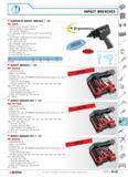 510 IMPACT WRENCHES COMPOSITE IMPACT WRENCH 1/2 NS 2000 Reverse torque boosted to 816 N m Ideal for private or utility vehicles Twin hammer mechanism Каталог FACOM 2005 Профессиональный ручной инструмент для предприятий и мастерских Стр. 513 ENG