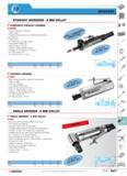 524 GRINDERS STRAIGHT GRINDERS 6 MM COLLET COMPOSITE STRAIGHT GRINDER V 445B Powerful grinder (0 75 kW) Safety lever Steel composite structure withst Каталог FACOM 2005 Профессиональный ручной инструмент для предприятий и мастерских Стр. 527 ENG