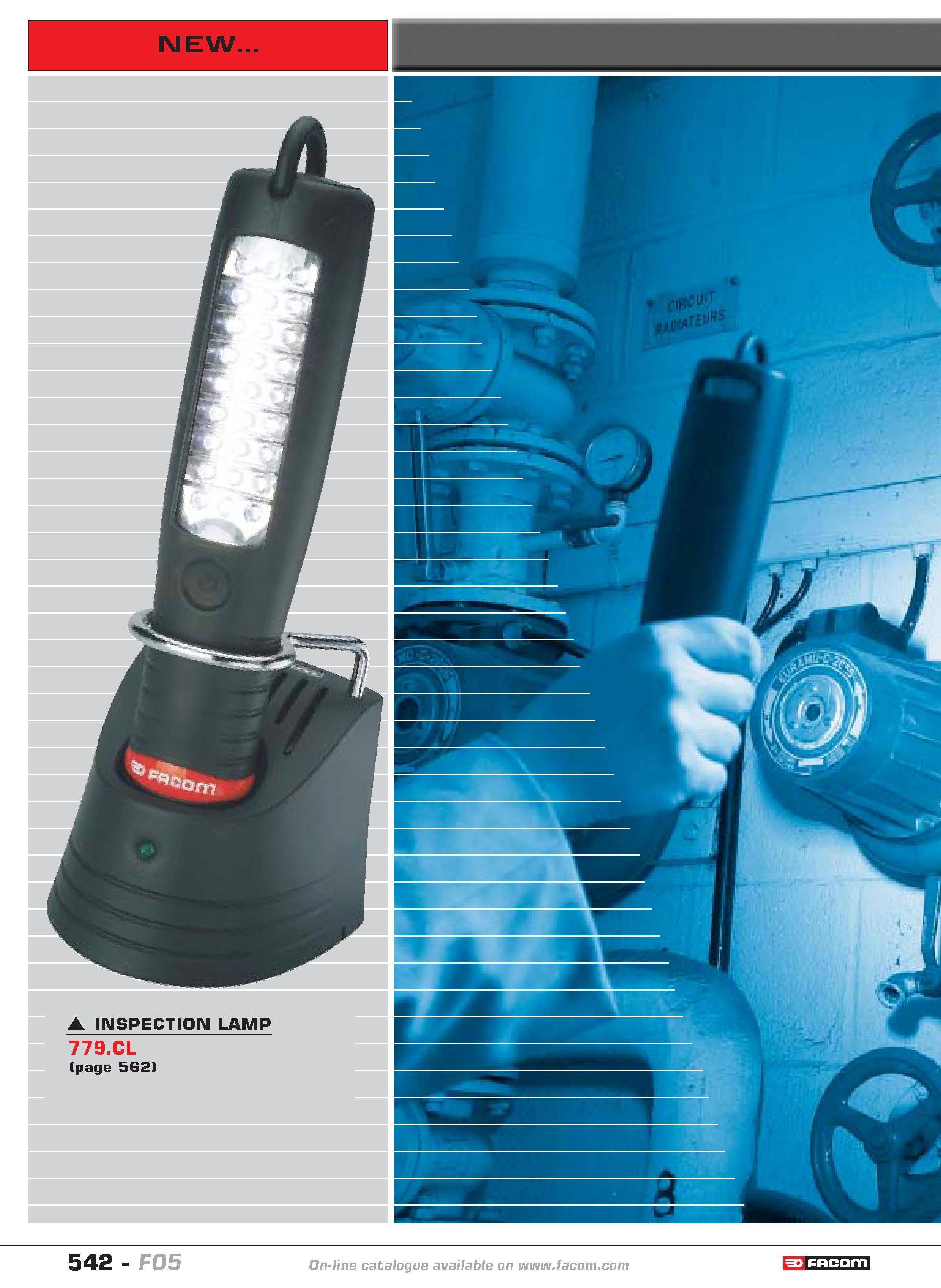 539 542 catalogue FACOM F05 Каталог FACOM 2005 Профессиональный ручной инструмент и специальное оборудование для предприятий и мастерских Стр. 542 ENG