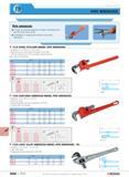 541 PIPE WRENCHES 131A STEEL STILLSON MODEL PIPE WRENCHES Capacity 0 to 102 mm 0 to 3 1 2 Very strong tool with teeth hardened to 55 HRc Precise adju Каталог FACOM 2005 Профессиональный ручной инструмент для предприятий и мастерских Стр. 544 ENG