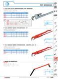 542 PIPE WRENCHES 133A LIGHT ALLOY AMERICAN MODEL PIPE WRENCHES Capacity 0 to 140 mm 0 to 5 Performance similar to models 134A F A max mm B mm C mm L Каталог FACOM 2005 Профессиональный ручной инструмент для предприятий и мастерских Стр. 545 ENG