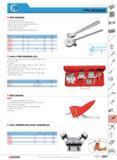 544 PIPE BENDERS Capacity 8 to 18 mm For cold-drawn and annealed copper Ideal for use on site without any other jig Bend angle dial up to 180 Fits in Каталог FACOM 2005 Профессиональный ручной инструмент для предприятий и мастерских Стр. 547 ENG