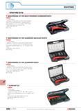 557 V5 RIVETERS RIVETING KITS MAINTENANCE KIT FOR MULTI-THICKNESS ALUMINIUM RIVETS Y RIV1 Y 105B Riveter Selection of rivets 0 4 to 4 8 mm with stand Каталог FACOM 2005 Профессиональный ручной инструмент для предприятий и мастерских Стр. 560 ENG