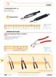 565 PLIERS LOCKING-WIRE PLIERS (10') 445 10 standard model 445 10R automatic model 445 10DS reversible model Ergonomics 445 10 F E mm F mm G mm A mm Каталог FACOM 2005 Профессиональный ручной инструмент для предприятий и мастерских Стр. 568 ENG