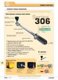 573 High precision automatic reset wrench Pivot knob acts along fastener centreline Large range of end-fittings and accessories Reliable mechanism Ta Каталог FACOM 2005 Профессиональный ручной инструмент для предприятий и мастерских Стр. 576 ENG