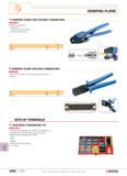 605 SPECIALIST TOOLING CRIMPING PLIERS CRIMPING PLIERS FOR ETHERNET CONNECTORS 985901 Ethernet connectors 2 patterns 10 54 mm for the ferrule 2 54 mm Каталог FACOM 2005 Профессиональный ручной инструмент для предприятий и мастерских Стр. 608 ENG