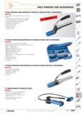 618 SPECIALIST TOOLING I HOLE PUNCHES AND ACCESSORIES DUAL-POSITION HAND-OPERATED HYDRAULIC DRIVER WITHOUT ACCESSORIES 986108 Head pivots 180 allowin Каталог FACOM 2005 Профессиональный ручной инструмент для предприятий и мастерских Стр. 621 ENG